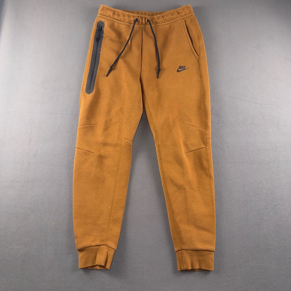 Nike Tech Fleece Joggers Mens Medium Ale Brown FB8002-281 Sweatpants